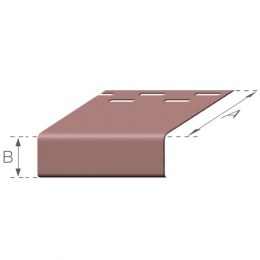 ПЛАНКА КАРНИЗНОГО СВЕСА ИЗ PVC